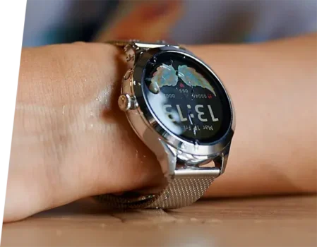 SMARTWATCH GARETT LADY NAOMI PRO RT ZŁOTY, STALOWY - obrazek 7