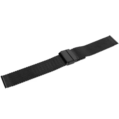 STALOWA BRANSOLETA MESH TEKLA 20MM CZARNA BM20C-1 - obrazek 2