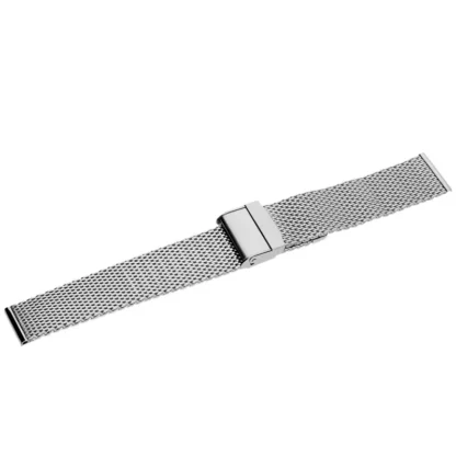 STALOWA BRANSOLETA MESH TEKLA 20MM SREBRNA BM20S-1 - obrazek 2
