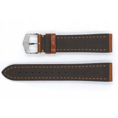 PASEK SKÓRZANY HIRSCH LUCCA BRĄZOWY L 22mm 04902070-2-22 - obrazek 2