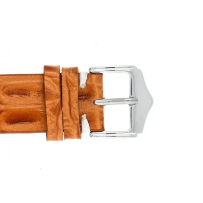 PASEK SKÓRZANY KZE04 BRĄZOWY 20MM - obrazek 3