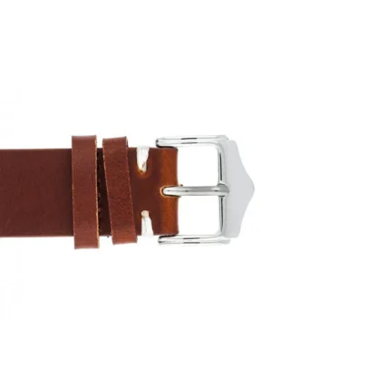 PASEK SKÓRZANY KZHD13 CIEMNY BRĄZ 20MM - obrazek 3