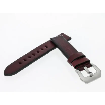 PASEK SKÓRZANY KZTS01 WIŚNIA 20MM - obrazek 3