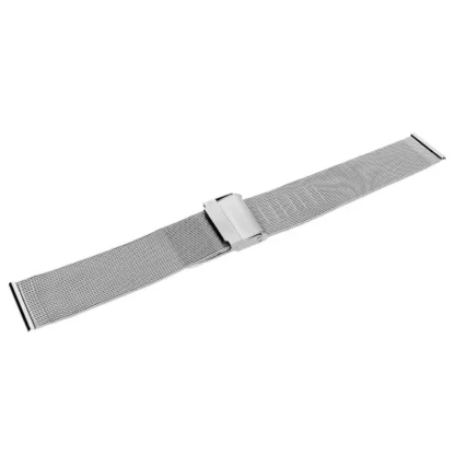 STALOWA BRANSOLETA MESH TEKLA 20MM SREBRNA BM20S-2 - obrazek 2