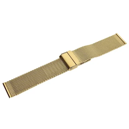STALOWA BRANSOLETA MESH TEKLA 22MM ZŁOTA BM22Z-1 - obrazek 2