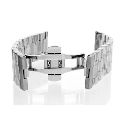 STALOWA BRANSOLETA TEKLA 22MM SREBRNA B22S-1 - obrazek 2