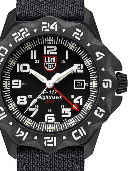 Luminox XA.6441 F-117 Nighthawk GMT Mens Watch 44mm 20ATM - obrazek 2