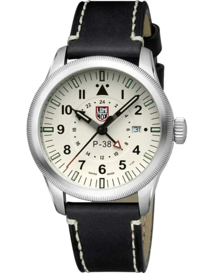 Luminox XA.9527 Mens Watch P-38 Air Pilot GMT 42mm 100M - obrazek 2