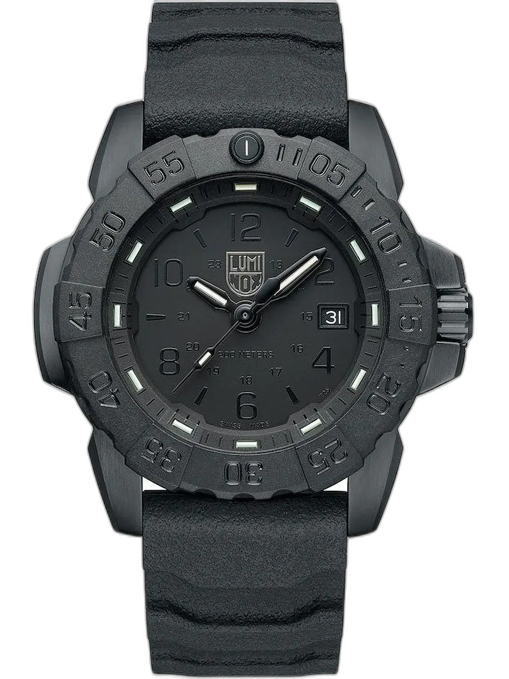 Zegarek Luminox XS.3251.BO.CB Navy Seal Steel to masywna, męska propozycja dla osób ceniących militarny styl i ekstremalną wytrzymałość. Czarna, 45-milimetrowa koperta i jednolita kolorystyka „Blackout” nadają mu taktycznego charakteru. Wodoszczelność na poziomie 20 ATM i stalowa konstrukcja sprawiają, że sprawdzi się w najtrudniejszych warunkach. To zegarek stworzony z myślą o profesjonalistach i pasjonatach survivalu.