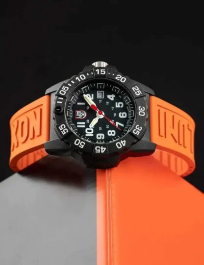 Luminox FP2406.35Q Rubber Strap [24 mm] Orange - obrazek 3