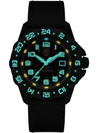 Luminox XA.6441 F-117 Nighthawk GMT Mens Watch 44mm 20ATM - obrazek 6